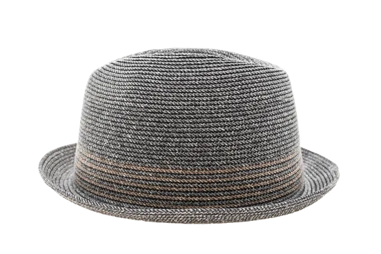 Charcoal grey felt hat