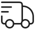 A delivery van in motion